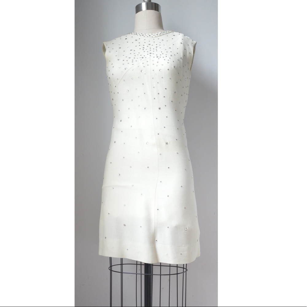 Vintage crystal embellished cocktail dress